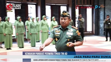 KSAD Jenderal TNI Maruli Simanjuntak Berikan Kenaikan Pangkat kepada 11 Perwira Tinggi