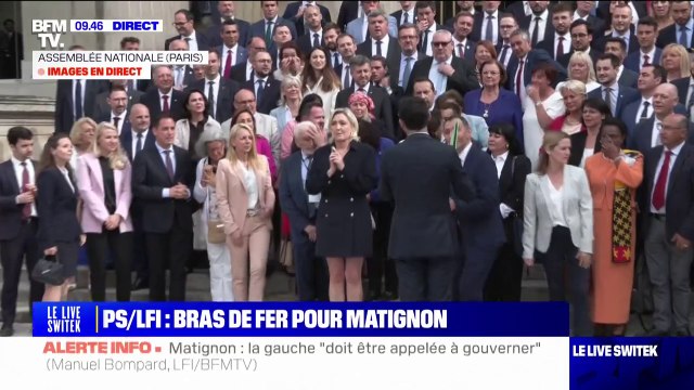 Les nouveaux députés RN font leur rentrée à l'Assemblée nationale