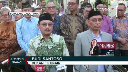 Descargar video: Rektor Unair Cabut Pemberhentian Dekan Fakultas Kedokteran, Budi Santoso