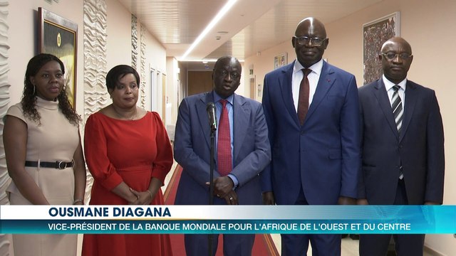 Le Vice-Président reçoit le Vice-Président de la Banque Mondiale pour l'Afrique de l'ouest et du centre