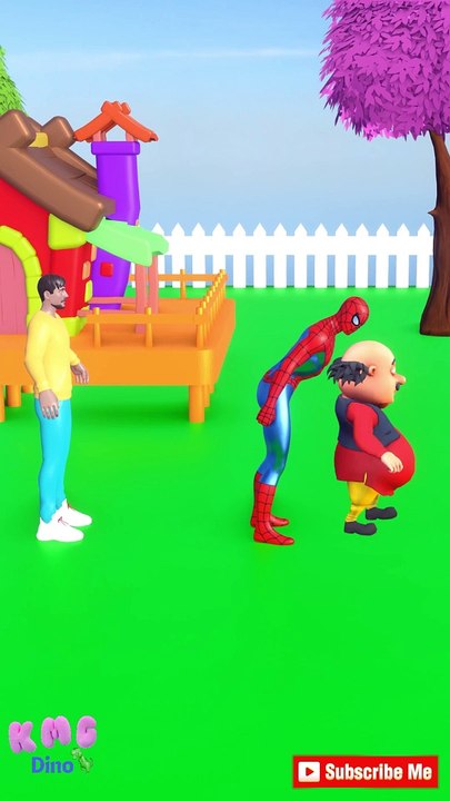 Spiderman Gets Kicked by MrBeast and MotuPatlu #shorts #funny #trending