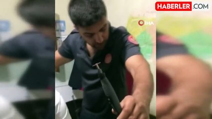 Elazığ'da parmağa sıkışan yüzüğü itfaiye ekipleri çıkardı