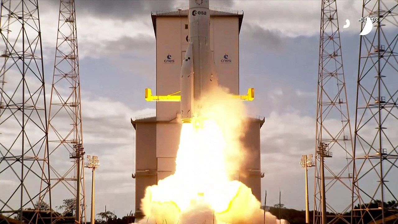 Europas neue Trägerrakete Ariane-6 ins All gestartet