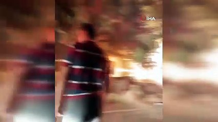 SAMANLIKTAN YÜKSELEN ALEVLER PANİĞE NEDEN OLDU