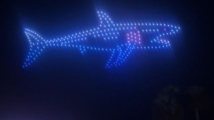 STUNNING Miami Beach 4th of July drone show features surfer, eagle & U.S. flag formations