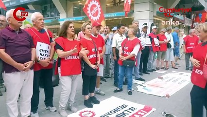 Emekliler tencerede taş kaynattı...