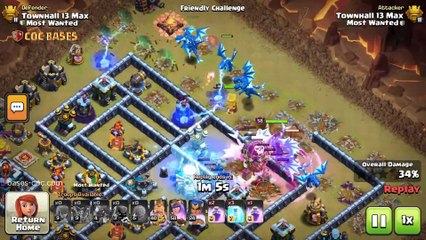 Top War (Defense) Base TH13 With Link, Legend League, Anti 3 Stars, War/CWL Layout - Clash Of Clans (08)