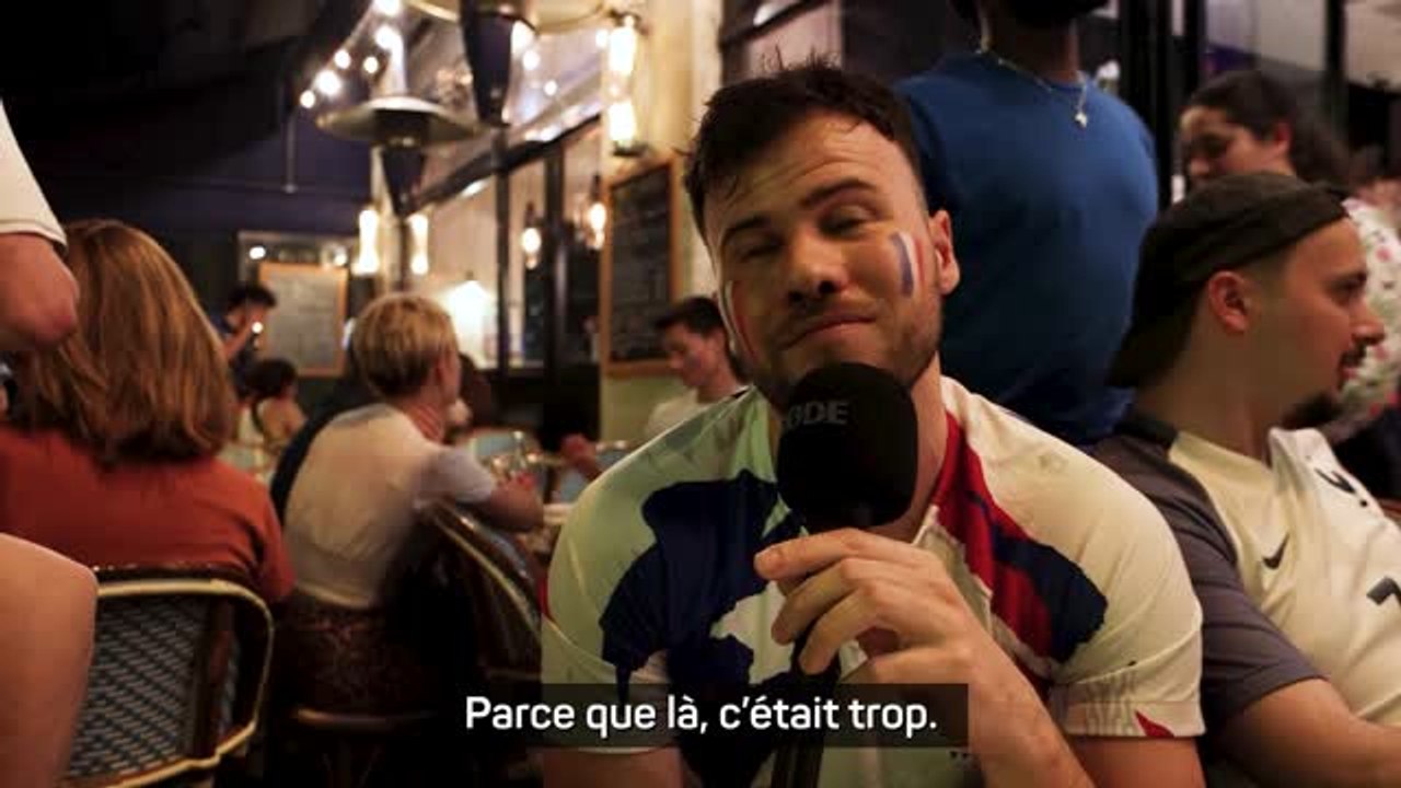 Bleus - Les fans tricolores déçus de l'Euro de l'équipe de France... et de Mbappé !