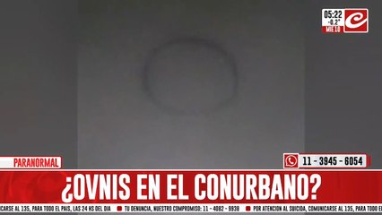¡Filmaron un OVNI en el conurbano bonaerense!
