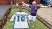 England fan turns lawn into Jude Bellingham's shirt