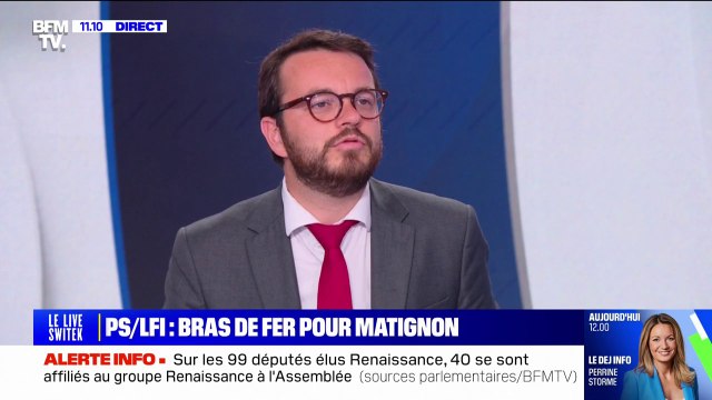Un Insoumis comme Premier ministre? Pour Arthur Delaporte (PS), un socialiste est aussi en mesure de prétendre à exercer cette fonction