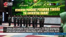 KSAD JENDERAL TNI MARULI SIMANJUNTAK BERIKAN KENAIKAN PANGKAT KEPADA 11 PERWIRA TINGGI