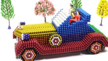 DIY - How To Make Classic Car Duesenberg with Magnetic Balls Satisfaction 100%