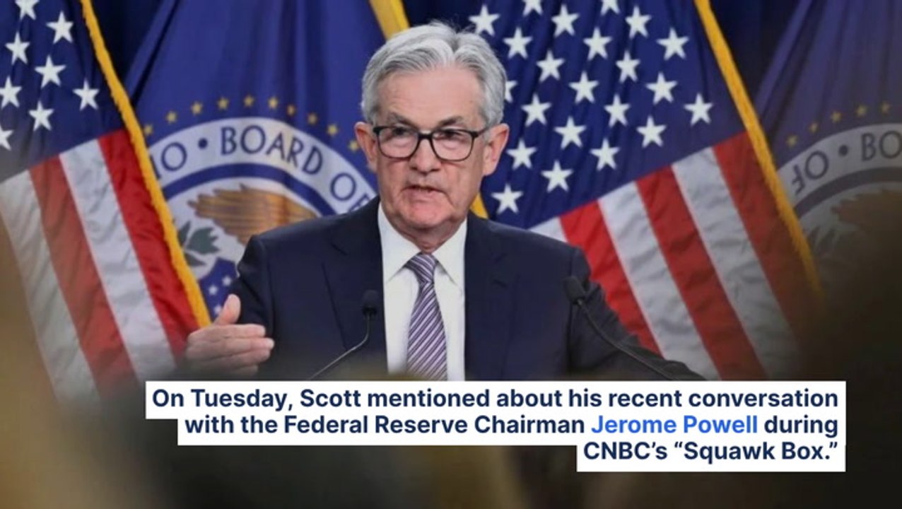 GOP Senator Tim Scott Says He Spoke To Jerome Powell And Fed Chair Foresees Inflation Coming Down: 'Prospect Of Rate Cuts...Are Going Up'