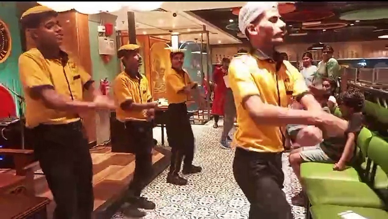 Barbeque Restaurant staff entertainment
