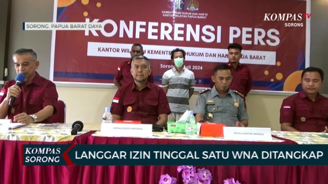 Langgar Izin Tinggal Satu WNA Asal Tiongkok Ditangkap Imigrasi Sorong