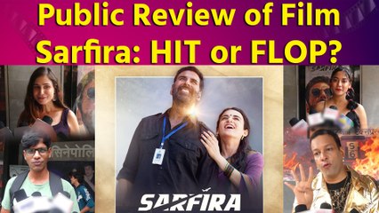 Sarfira Movie | Akshay Kumar, Paresh Rawal, Radhika, Suriya | Public Review | HIT or FLOP?