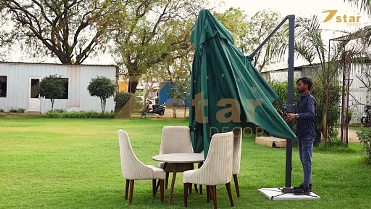 Roman Heavy Duty Side Pole Patio Umbrella Buy Online for Outdoor Space at Best Price