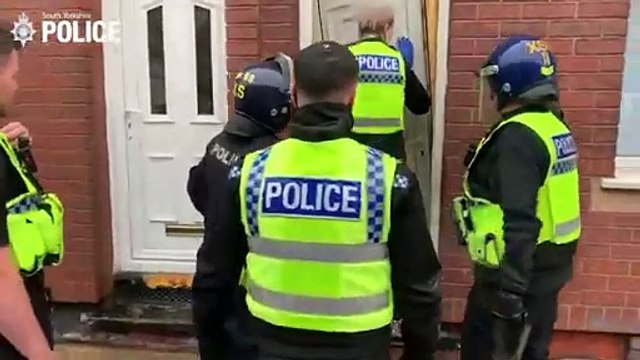 Watch: Police raid four Doncaster cannabis factories in dramatic swoop