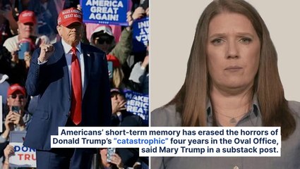 Mary Trump Claims 'Good Times' During Trump Presidency Are Just 'Fiction' 📉