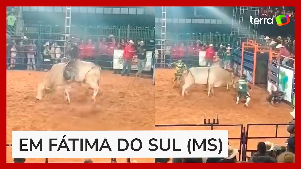 Peão morre após ser pisoteado por touro durante rodeio em MS