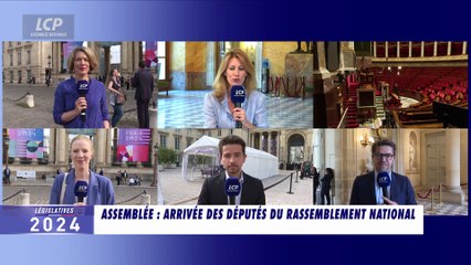 Évènements - Emission spéciale : arrivée des députés Rassemblement nationale à l'Assemblée nationale