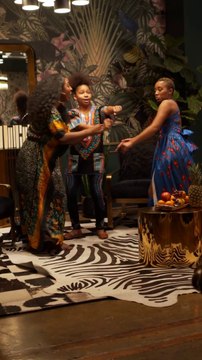 Dancing In Celebration Of African Holidays