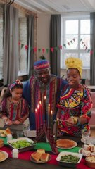 Video Of Family Celebrating Kwanzaa