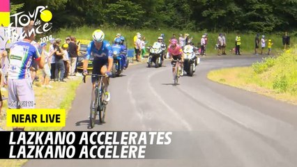 Lazkano accelerates - Stage 11 - Tour de France 2024