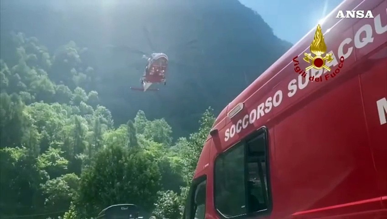 Sondrio, riprese le ricerche del 17enne disperso in un torrente