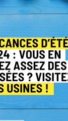 Vacances d’été 2024 : vous en avez assez des musées ? Visitez des usines !