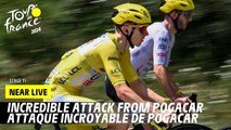 Incredible attack from Pogacar - Stage 11 - Tour de France 2024