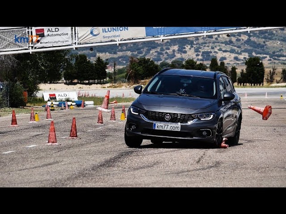 FIAT Tipo SW - Maniobra de esquiva (moose test) y eslalon | km77.com