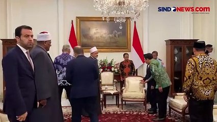 Wapres Ma'ruf Amin Terima Kunjungan Grand Syekh Al Azhar
