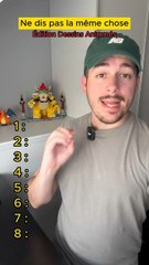 Ne dis pas la même chose que moi.