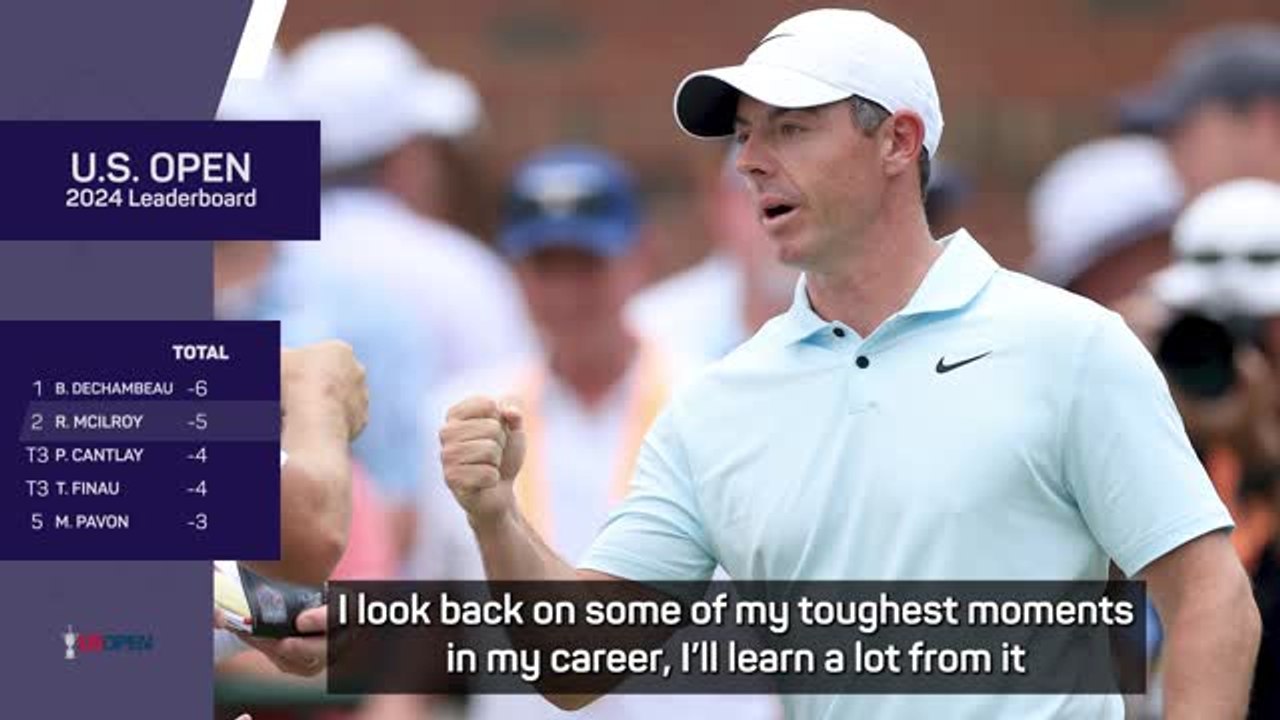 U.S. Open heartbreak 'toughest moment of career' McIlroy video