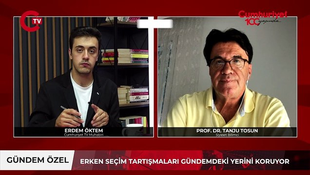 Yurttaşların %53'ü erken seçim istiyor... Türkiye'de bir erken seçim olacak mı? Prof. Dr. Tanju Tosun yanıtladı.