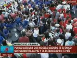 Pueblo de La Guaira se concentró en la Casa Guipuzcoana en respaldo al candidato Nicolás Maduro