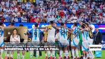 Argentina está en su segunda final consecutiva de Copa América