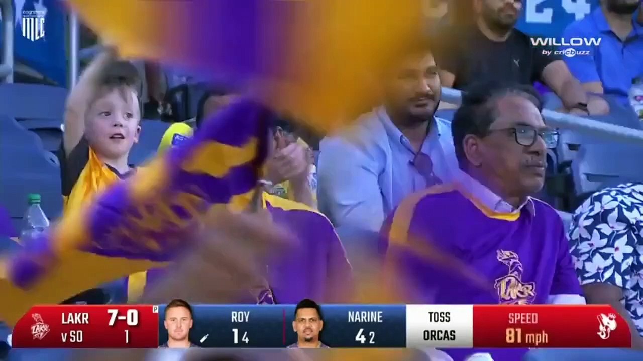 MLC 2024 Match 6 Highlights  Seattle Ocras vs Loss Angles knight riders_v720P