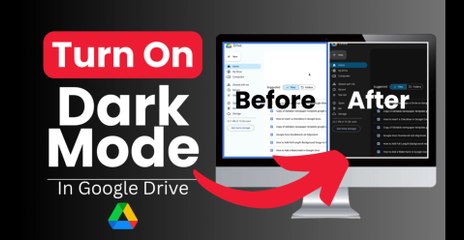How To Turn On Dark Mode In Google Drive - Enable Dark Mode in Google Drive - Activate Night Mode – Official Ways - Easy & Quick Tutorial!