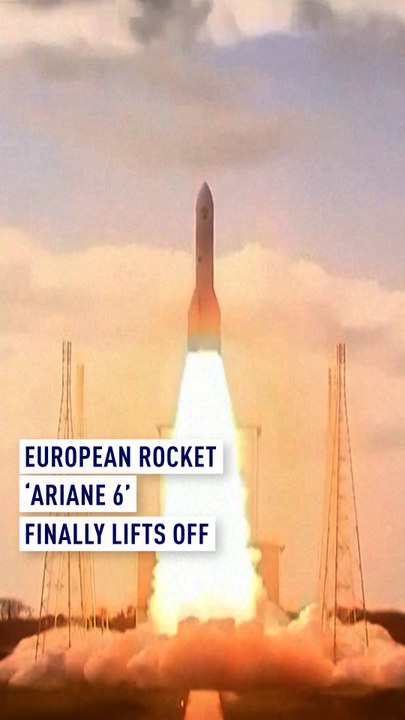 European rocket ‘Ariane 6’ finally lifts off