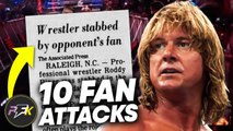 10 Wrestlers Who Were Almost KILLED By Fans | PartsFUNknown