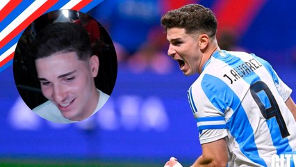 Julián Álvarez y Argentina, felices con Estados Unidos: "Nos sentimos como en casa"