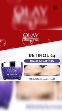 Olay Regenerist Retinol 24 Niacinamide Night Moisturizer Cream Skincare Perawatan Wajah Antiaging 50g