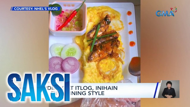 Sardinas at itlog, inihain a la fine dining style | Saksi