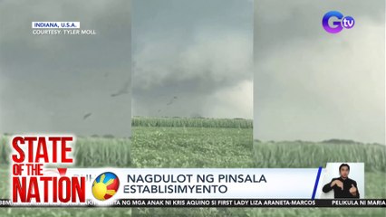 Buhawi, nagdulot ng pinsala sa mga establisimyento | SONA