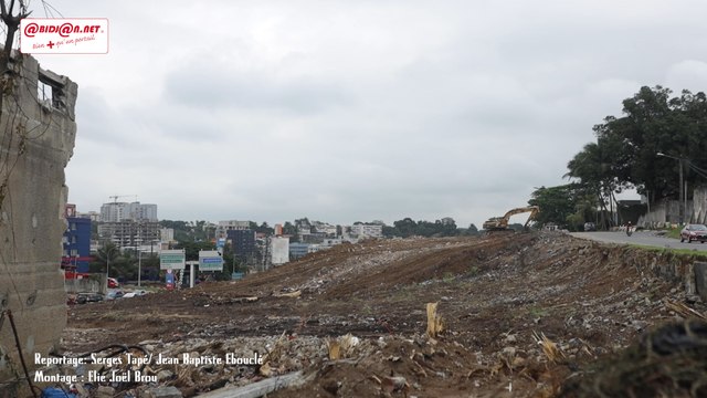 Côte d'Ivoire/ Adjamé-Indénié: Démolition de la maison hantée en face de la caserne du Gspm