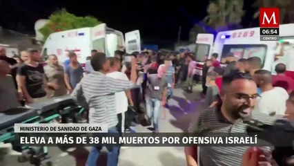 Ministerio de Sanidad de Gaza eleva a más de 38 mil muertos por ofensiva israelí