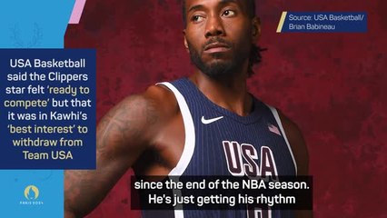 What Kerr said about Kawhi before Team USA withdrawal